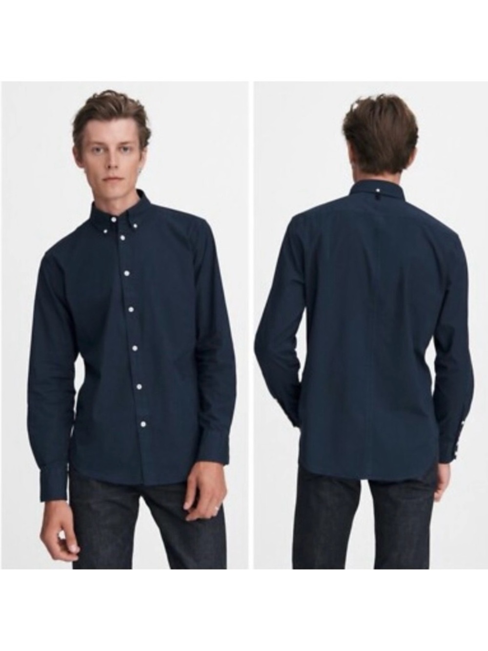 NWT $195 Rag & Bone Fit 2 Tomlin Poplin Button-Down Shirt S